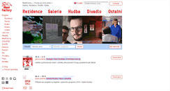 Desktop Screenshot of meetfactory.cz
